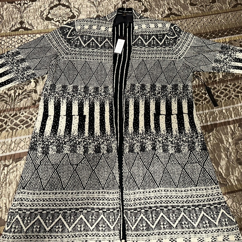 Max Sport Women’s Patterned Longline Cardigan